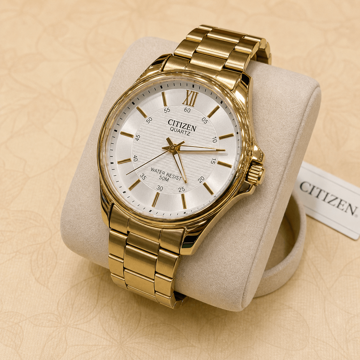 Citizen Quartz 50M — Gold / Silver